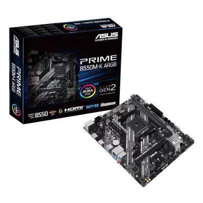 Picture of Asus PRIME B550M-K ARGB AM4 M-ATX Motherboard