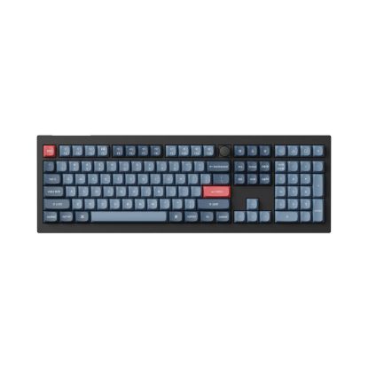 Picture of Keychron V6 Max QMK/VIA RED Wireless Custom Mechanical Keyboard | RED Switch - Black