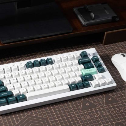 Picture of Keychron Q1H-P1 QMK Wireless Custom Keyboard - White