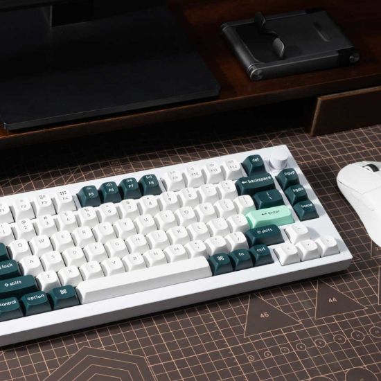 Picture of Keychron Q1H-P1 QMK Wireless Custom Keyboard - White