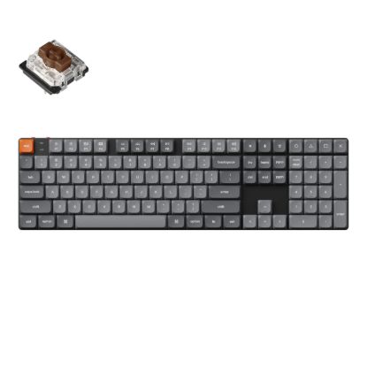 Picture of Keychron K5 Max QMK/VIA Full-sized Wireless Custom Mechanical Keyboard | BROWN Switches