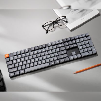 Picture of Keychron K5 Max QMK/VIA Full-sized Wireless Custom Mechanical Keyboard | RED Switches