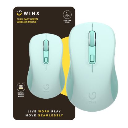 Picture of WINX CLICK Easy 1600DPI 2.4GHz Wireless Mouse - Green