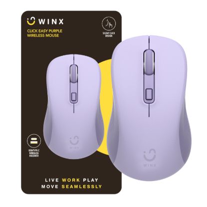 Picture of WINX CLICK Easy 1600DPI 2.4GHz Wireless Mouse - Purple