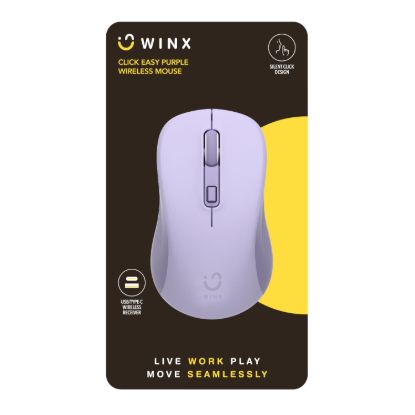 Picture of WINX CLICK Easy 1600DPI 2.4GHz Wireless Mouse - Purple