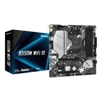 Picture of ASRock B550M Wi-Fi SE AMD AM4 m-ATX Motherboard