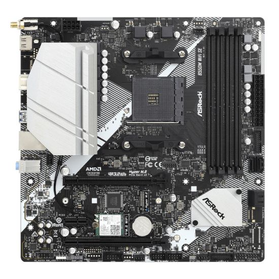 Picture of ASRock B550M Wi-Fi SE AMD AM4 m-ATX Motherboard