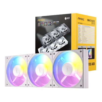 Picture of Antec Connect 120 Reverse ARGB PWM Fan 3 Pack – White