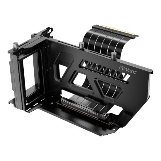 Picture of Antec SHIFT Vertical GPU Bracket with PCIe 4.0 Riser Cable – Black