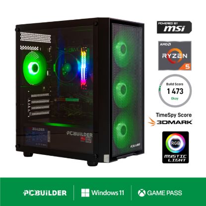 Picture of PCBuilder Ryzen 5 5600GT DEFENDER Windows 11 Gaming PC