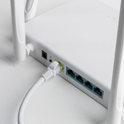 Picture of Gizzu Cat6 UTP Fly Lead Ethernet Network Cable 20cm - White