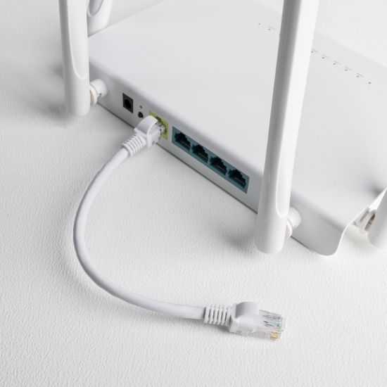 Picture of Gizzu Cat6 UTP Fly Lead Ethernet Network Cable 50cm – White