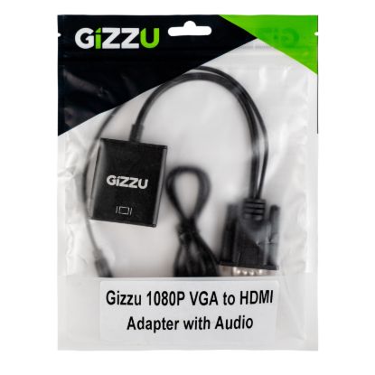 Picture of Gizzu 1080P VGA to HDMI Adapter with Audio
