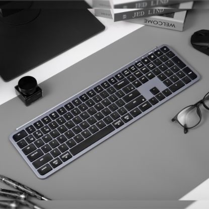 Picture of Keychron B6 Pro Ultra-Slim 100% Wireless Keyboard – Space Grey