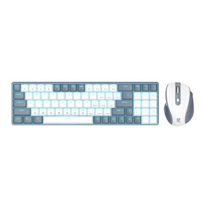 Picture of Redragon BS8772 Wireless Keyboard and Mouse Combo - Grey/White