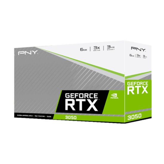 Picture of PNY GeForce RTX 3050 Verto Dual Fan 6G GDDR6 96-BIT Graphics Card