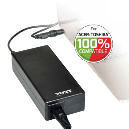 Picture of Port Connect 65W Notebook Adapter Acer and Toshiba