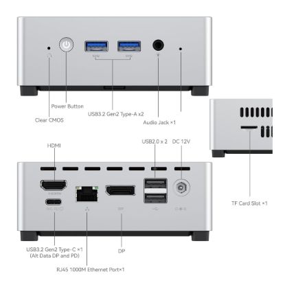 Picture of MINISFORUM UN100S Intel N100 Processor Barebone