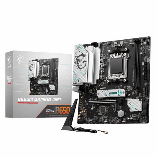 Picture of MSI B650M GAMING WIFI AMD AM5 mATX Gaming Motherboard