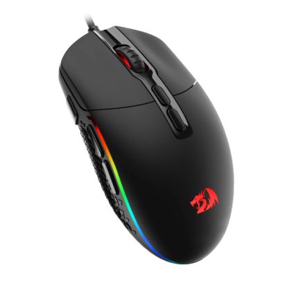 Picture of Redragon M719 INVADER RGB 10000 DPI Wired Optical Gaming Mouse - Black