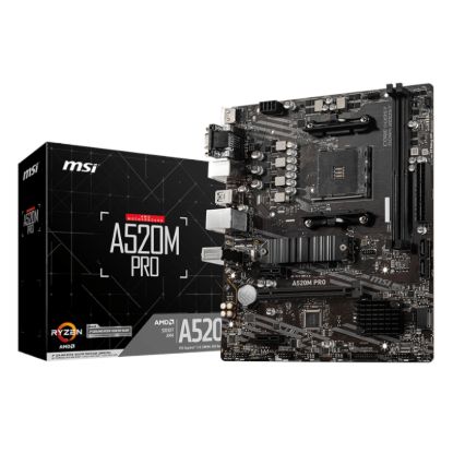 Picture of MSI A520M-PRO AMD AM4 MATX Gaming Motherboard