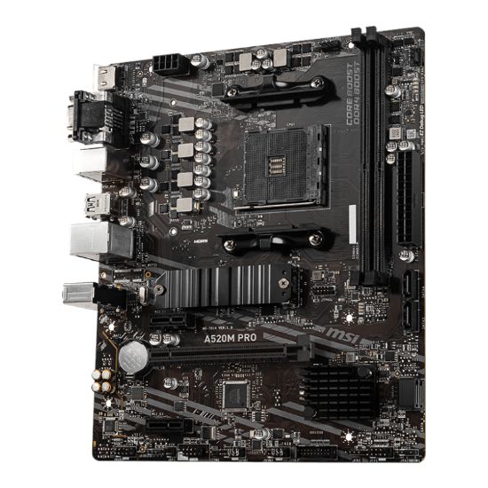 Picture of MSI A520M-PRO AMD AM4 MATX Gaming Motherboard