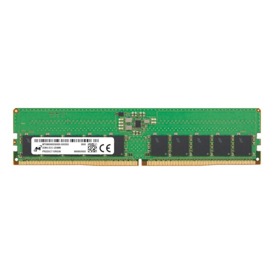 Picture of Micron MTC10C1084S1EC56BR 16GB 5600MHz DDR5 ECC CL46 UDIMM Memory