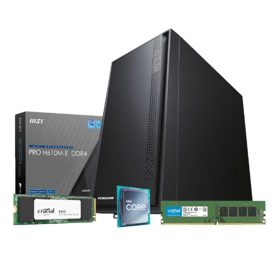 Picture of PCBuilder Intel i5-12400 OFFICE MASTER Core Windows 11 Pro Desktop PC