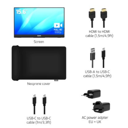 Picture of Port Portable Monitor 15.6" FHD - Non Touch