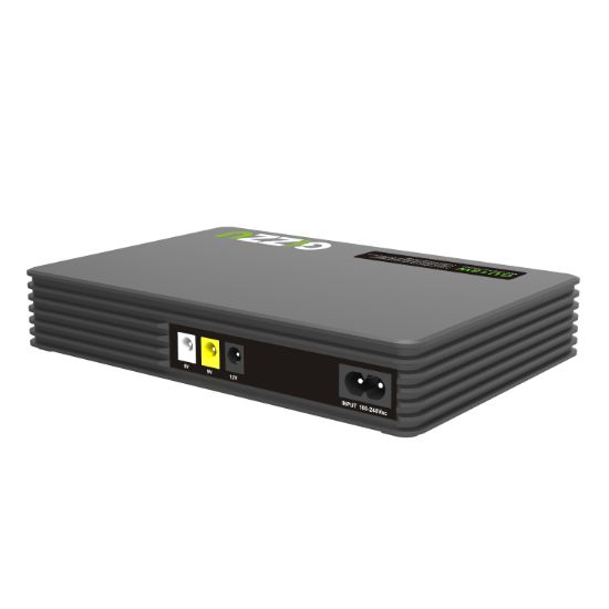 Picture of Gizzu SURF Simple 18W 55Wh LiFePO4 MINI DC UPS - Black