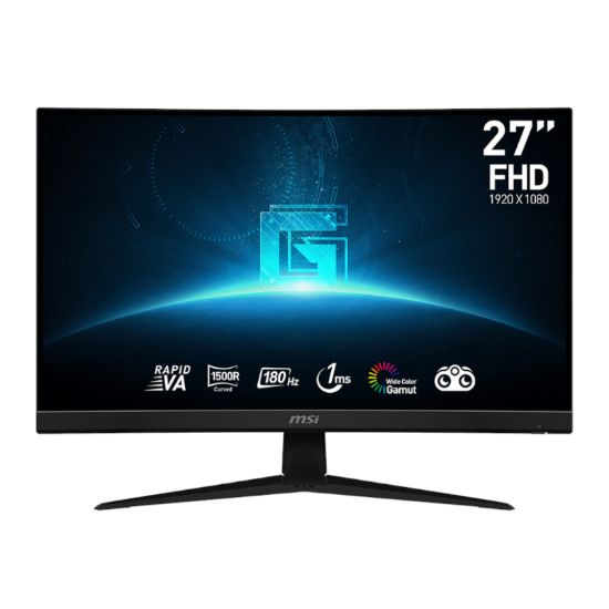 Picture of MSI G27C4 E3 27" Gaming Monitor 1920 x 1080 (FHD) VA 170Hz FreeSync Premium HDMI Displayport Tilt Black