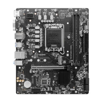 Picture of MSI PRO B760M-E DDR4 Intel LGA1700 mATX Motherboard