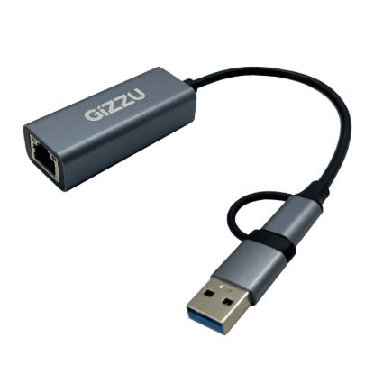 Picture of Gizzu High Speed Type-C/A to Gigabit Adapter Poly