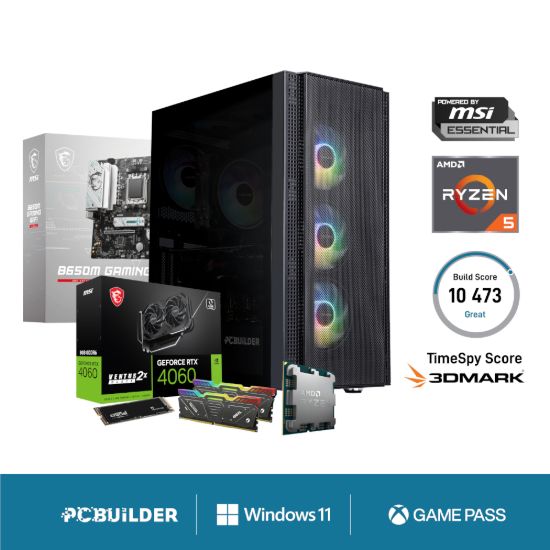 Picture of PCBuilder AMD Ryzen 5 7600 SPECIALIST Windows 11 Gaming PC