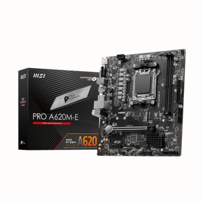 Picture of MSI A620M-E PRO AMD AM5 MATX Gaming Motherboard