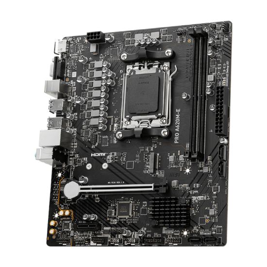 Picture of MSI A620M-E PRO AMD AM5 MATX Gaming Motherboard