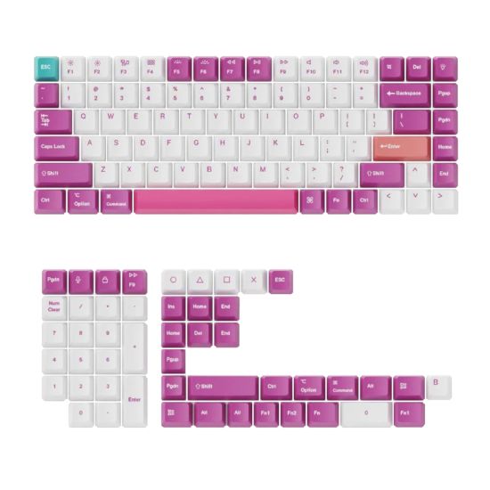 Picture of Keychron OEM Dye-Sub PBT Full Set Keycap Set - Unicorn