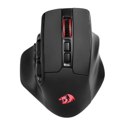 Picture of REDRAGON Aatrox Wireless 6200DP RGB MMO Gaming Mouse - Black