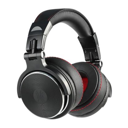 Picture of Oneodio Pro 50 Professional Wired Over Ear DJ and Studio Monitoring Headphones - BK