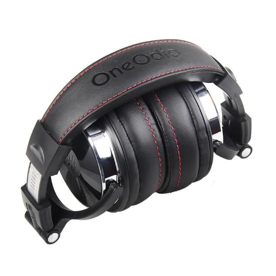 Picture of Oneodio Pro 50 Professional Wired Over Ear DJ and Studio Monitoring Headphones - BK