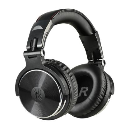 Picture of Oneodio Pro 10 Professional Wired Over Ear DJ and Studio Monitoring Headphones - BK