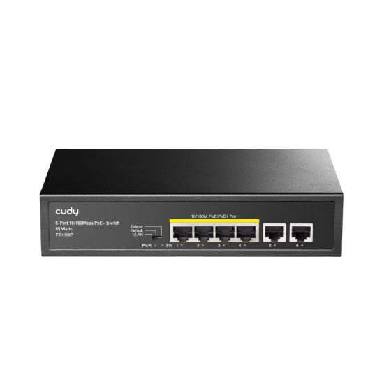 Picture of Cudy 6-Port Ethernet Unmanaged Switch - 4 Ports POE