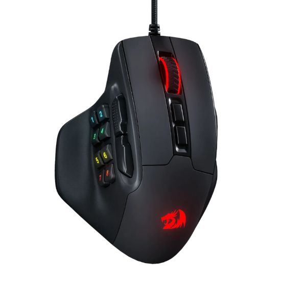Picture of REDRAGON Aatrox 6200DP RGB MMO Gaming Mouse - Black