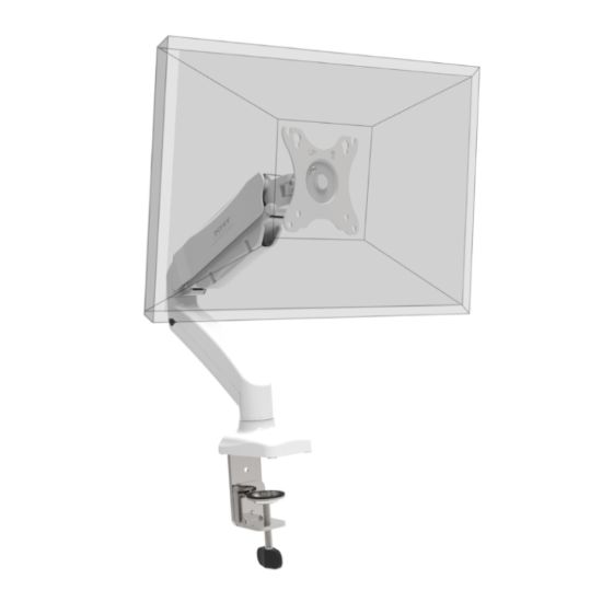 Picture of PORT Monitor Arm VESA Single Screen - White