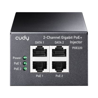 Picture of Cudy 2-Channel 30W Gigabit PoE+ Injector
