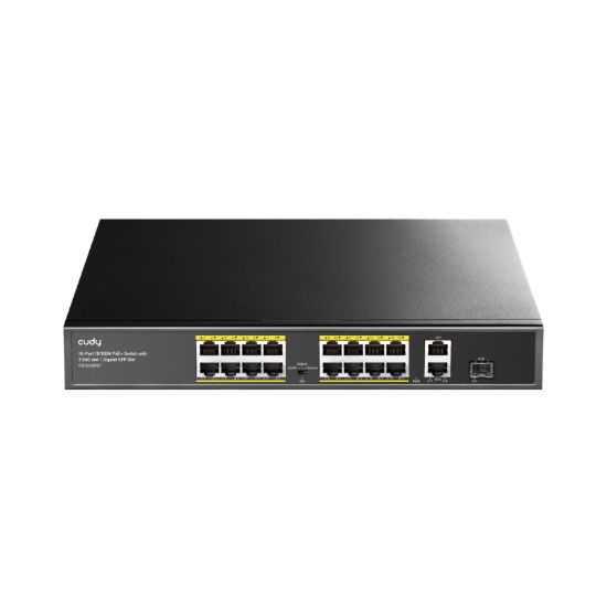 Picture of Cudy 16-Port Unmanaged PoE+ Switch - Rack Mount