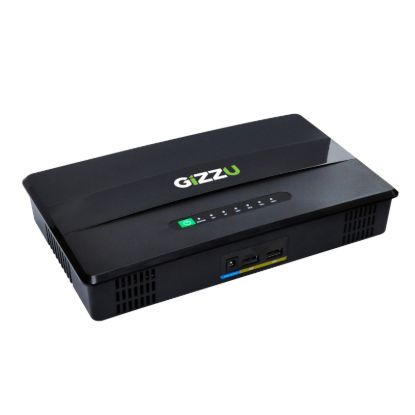 Picture of GIZZU 60W 65Wh 17600mAh Mini POE DC UPS Lithium - Black