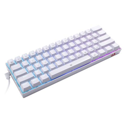 Picture of REDRAGON DRAGONBORN Wired Mechanical Keyboard RGB67Key Design - White