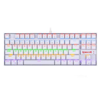 Picture of REDRAGON KUMARA Mechanical 87 Key|RGB Backlit Gaming Keyboard - White