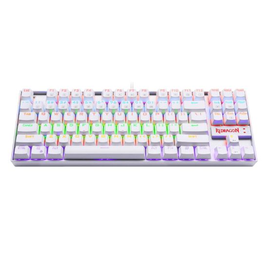 Picture of REDRAGON KUMARA Mechanical 87 Key|RGB Backlit Gaming Keyboard - White